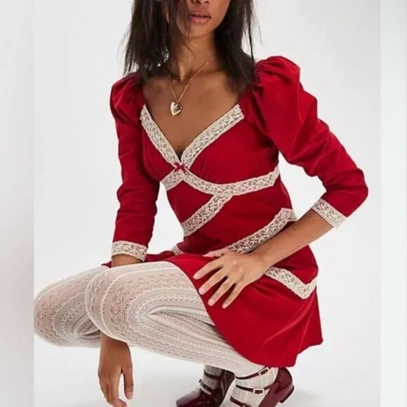 NWOT Free People Tennley Dress - Picture 1 of 6